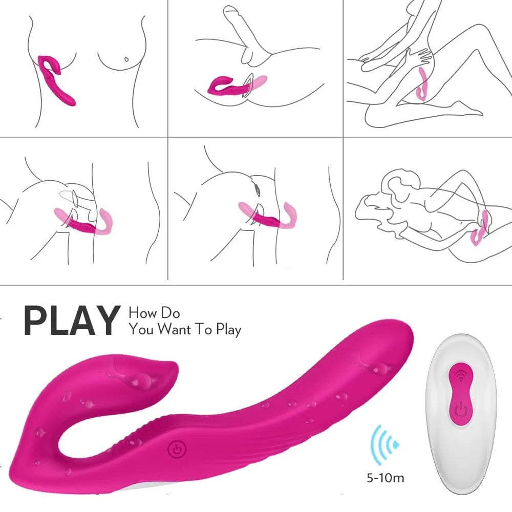 Vibromasseur telecommande