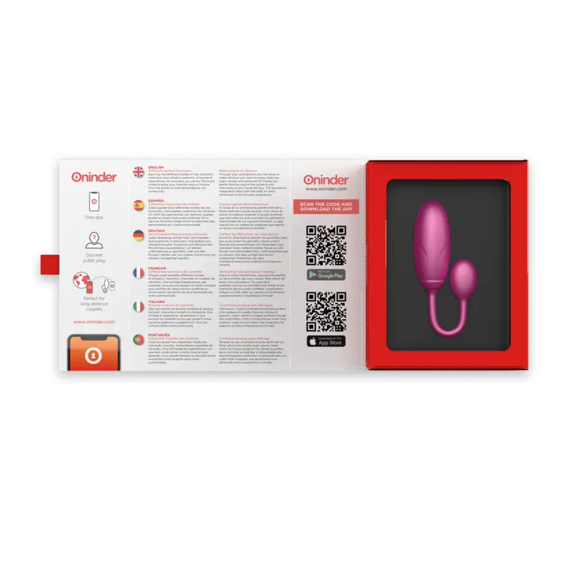 Vibromasseur Œuf Vibrant Connecté Pour Couples
