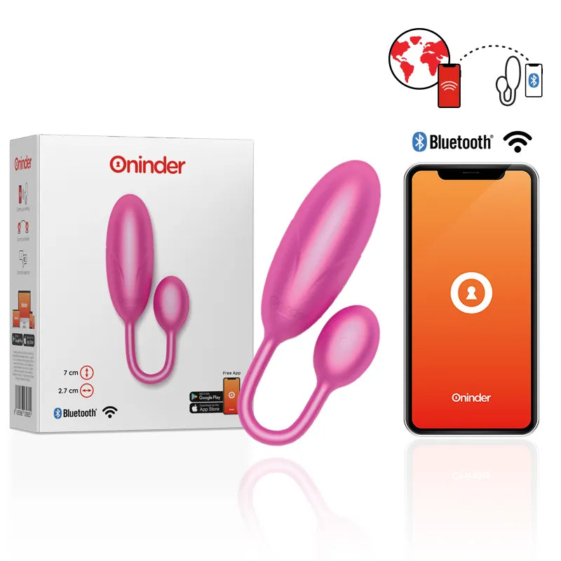 Vibromasseur Œuf Vibrant Connecté Pour Couples