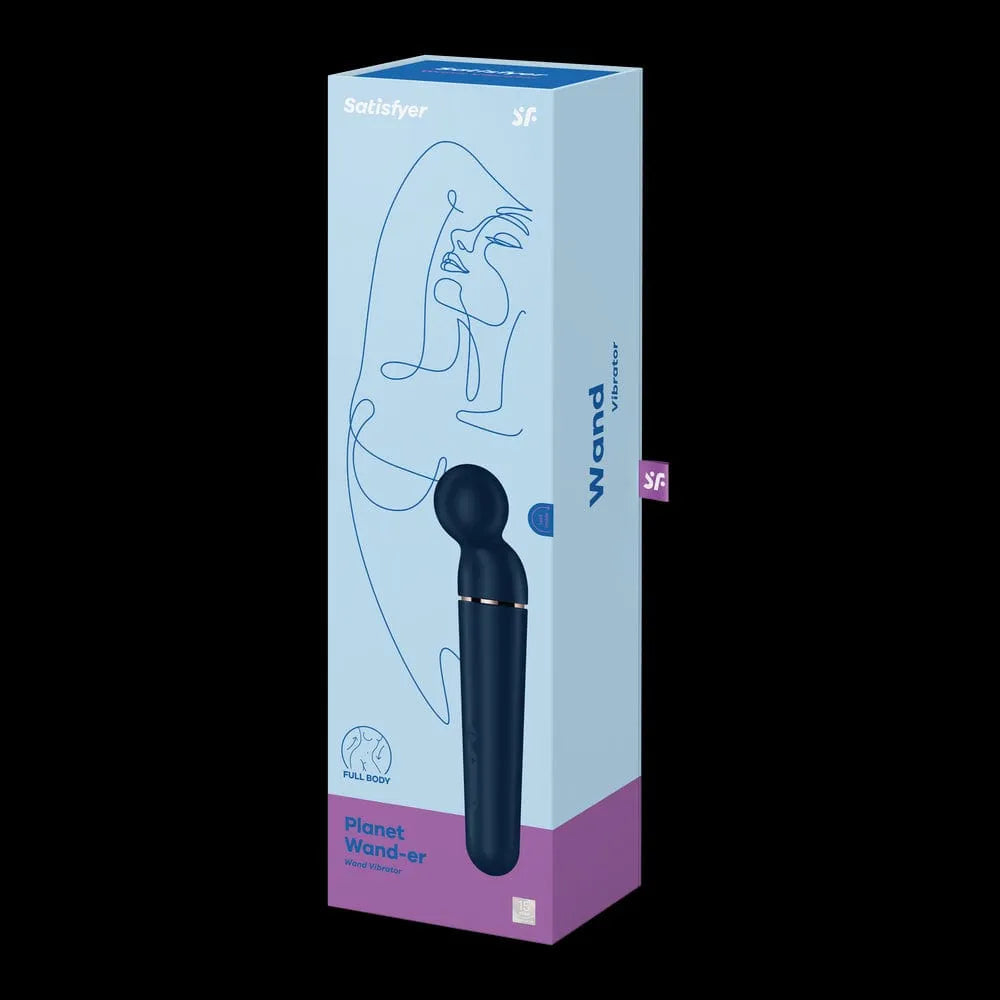Vibromasseur Wand Xxl En Silicone Bleu Étanche